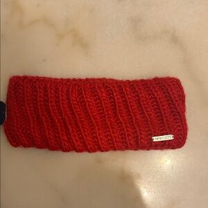 Red Knitted Headband